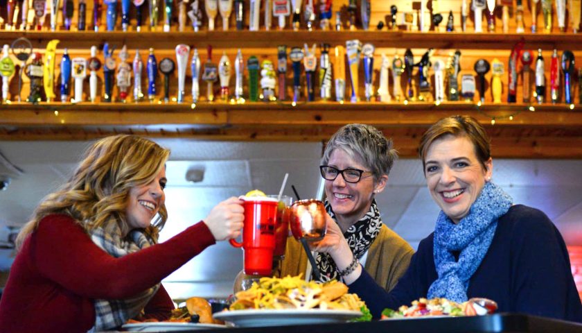 Visit these Best of Marshfield winners | Women toasting at Nutz Deep II Marshfield WI